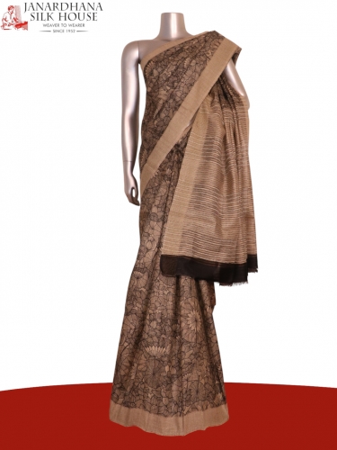 Exclusive Pure Tussar Silk Saree